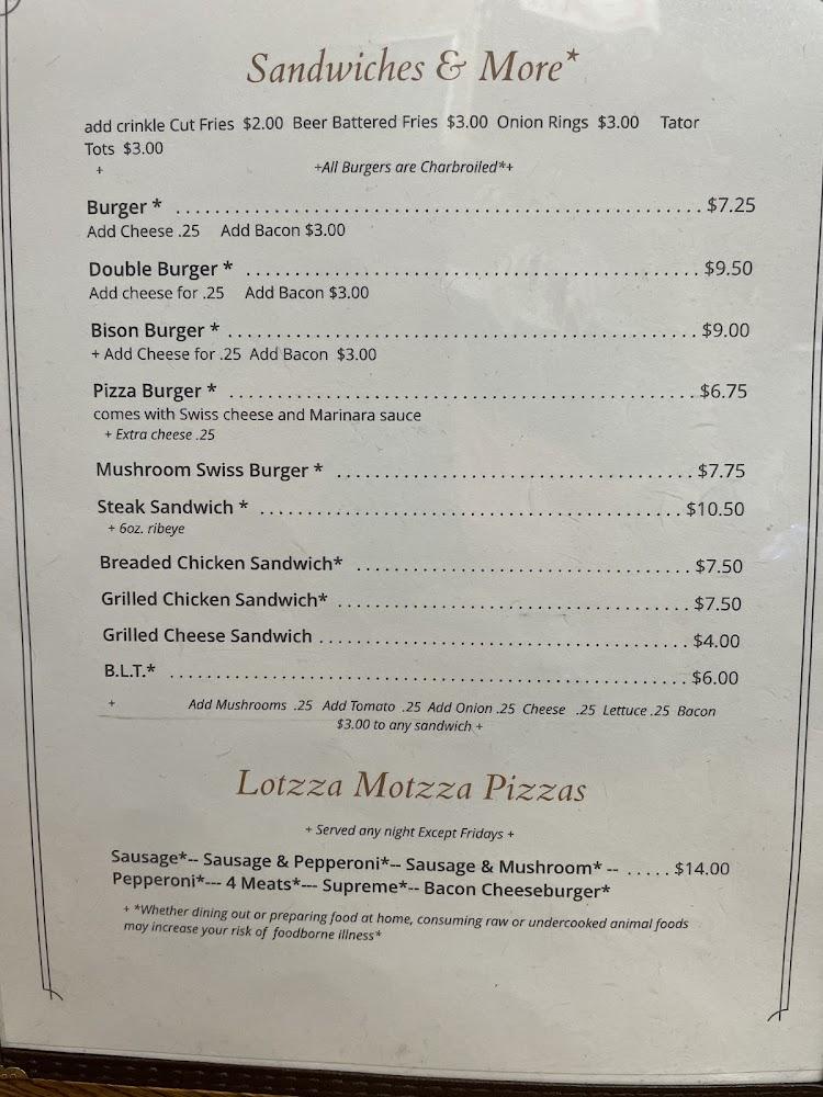 Tuesday's Bar & Grill Menu image 3